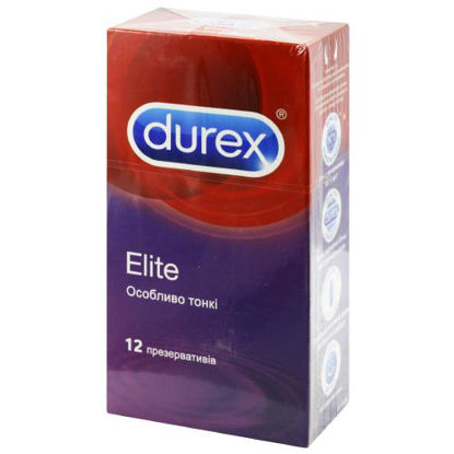 Фото Презервативы латексные с силиконовой смазкой Дюрекс (Durex Еlite ) №12